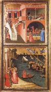 Ambrogio Lorenzetti St Nicholas is Elected Bishop of Mira oil